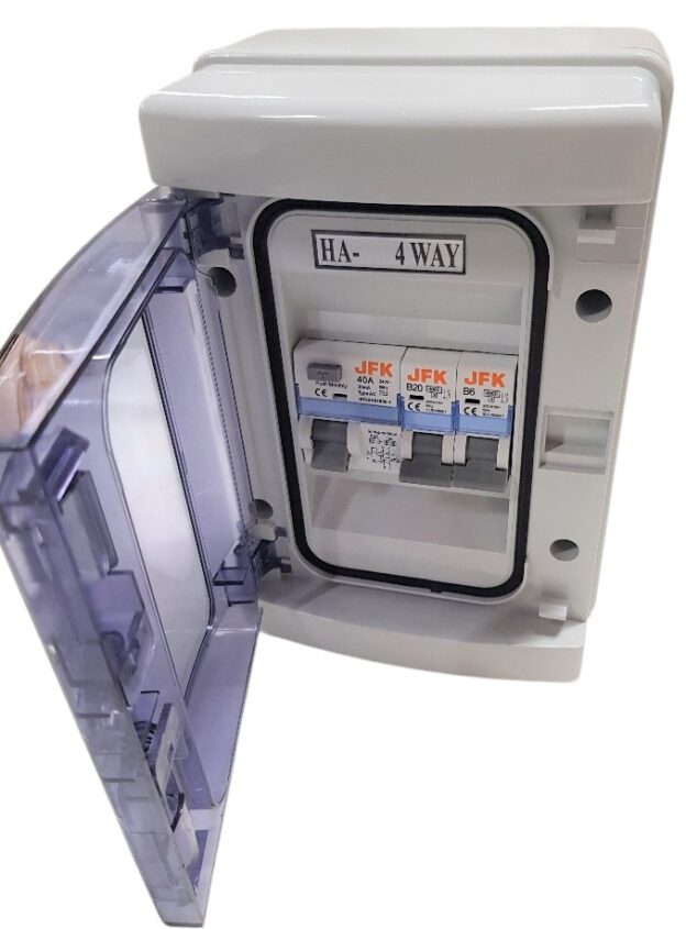 Plastic Consumer Unit 2 Way + 30mA RCD - JFK Electrical