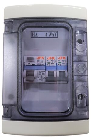 Plastic Consumer Unit 2 Way + 30mA RCD