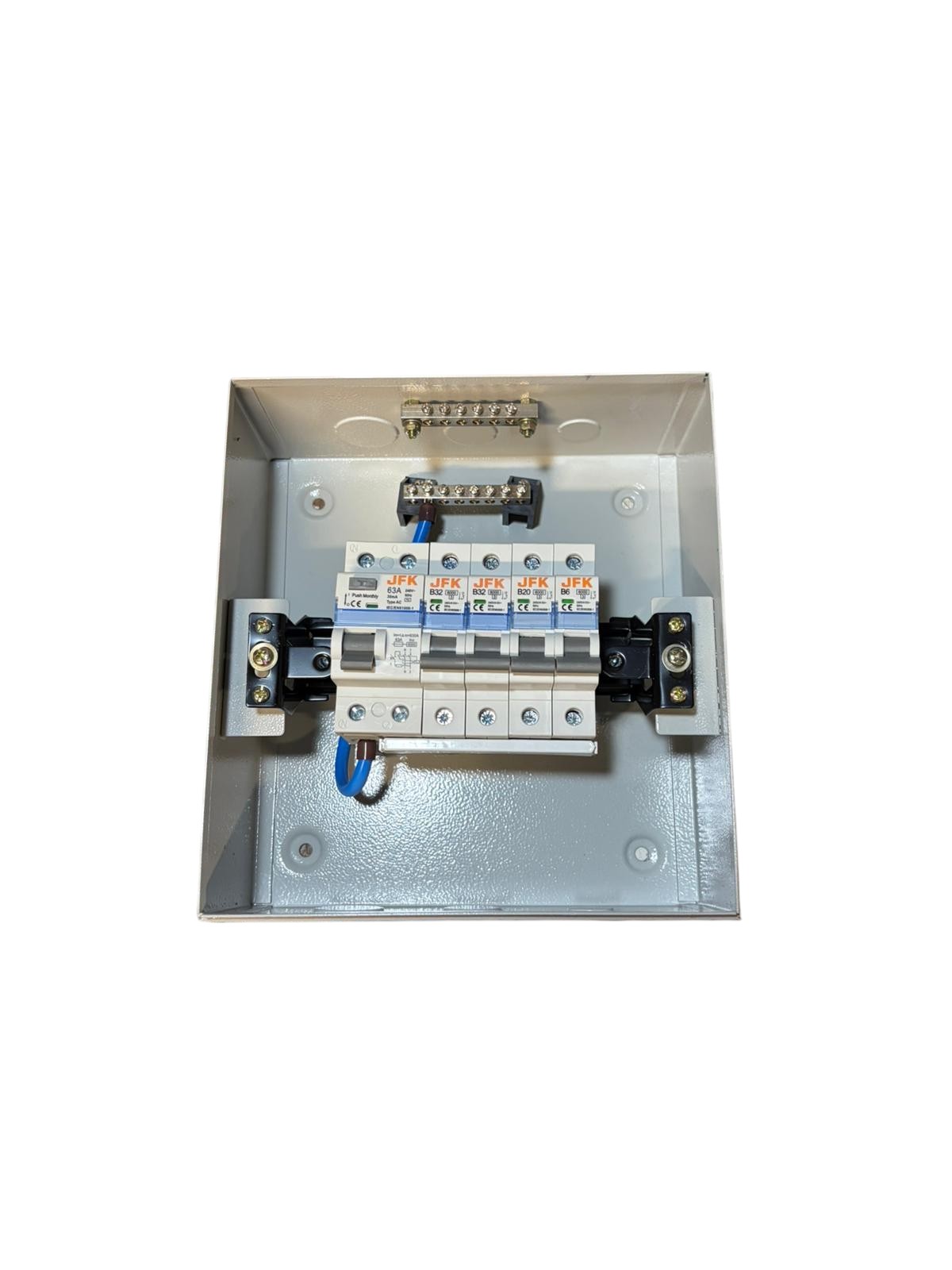 4 Way Metal Consumer Unit + 30mA RCD - Image 2