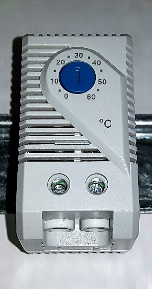 Blue Cooling Panel Thermostat