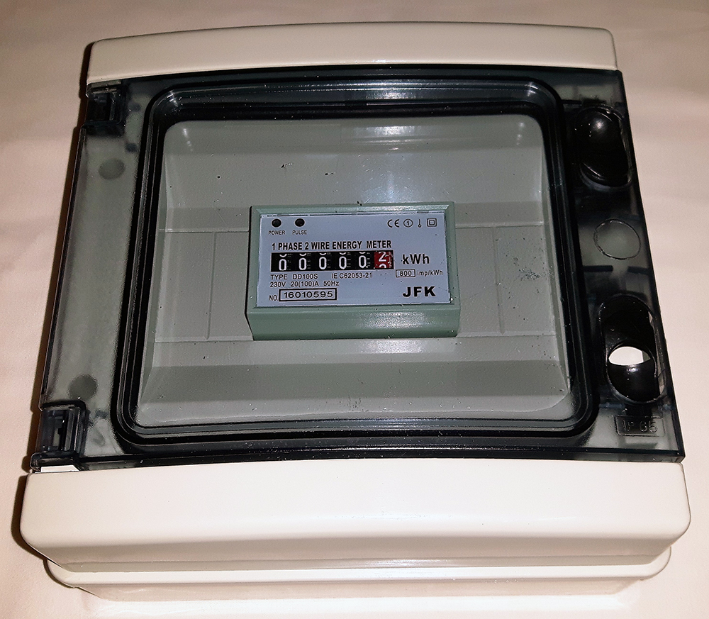 Kilowatt Hour Power Consumption Meter JFK Electrical