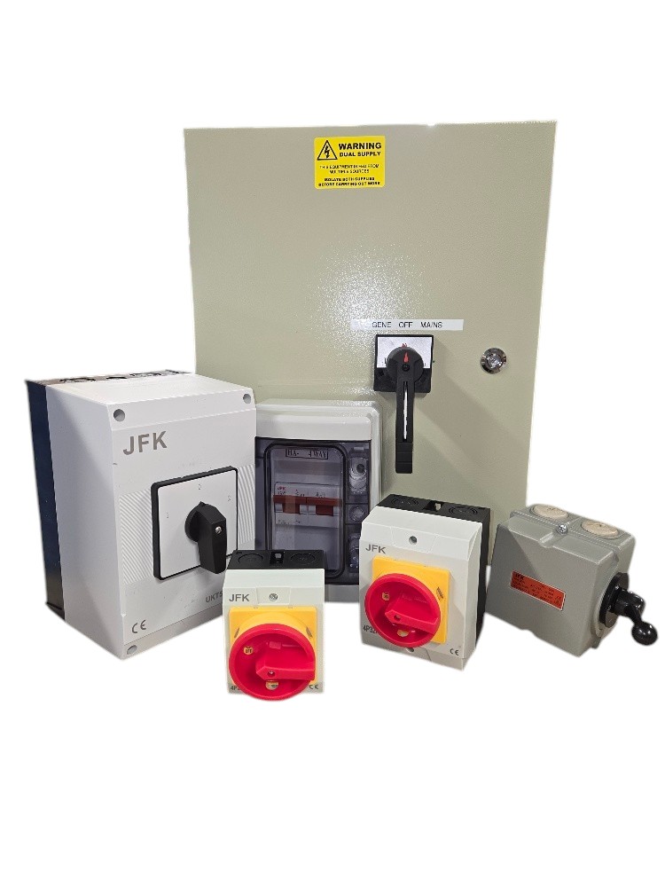Isolators, Changeover Switches, Switch Fuses
